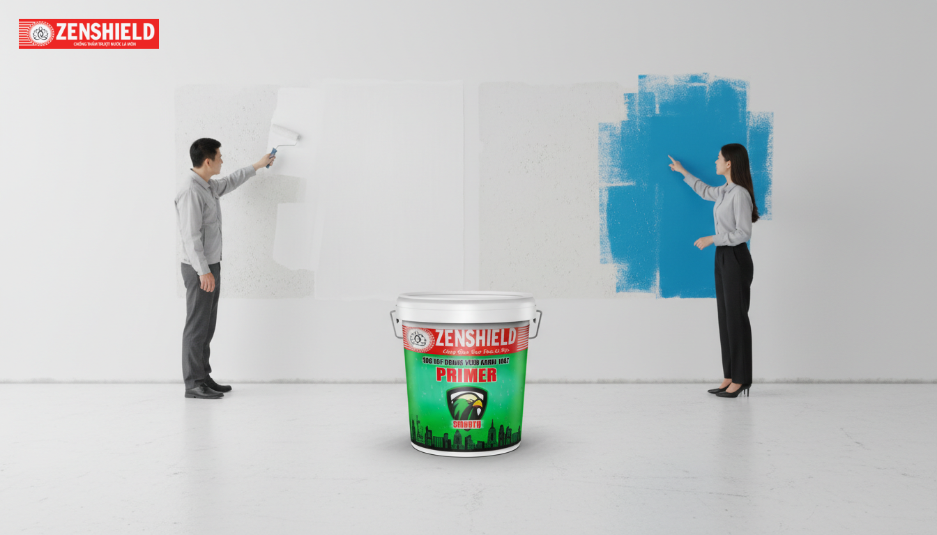 Sơn chống thấm có cần sơn lót không?