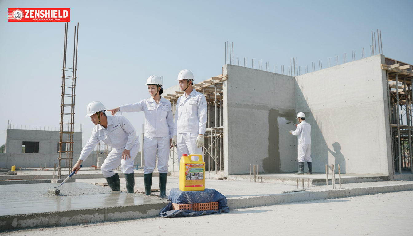 5 vị trí bắt buộc chống thấm ngay từ khi xây nhà