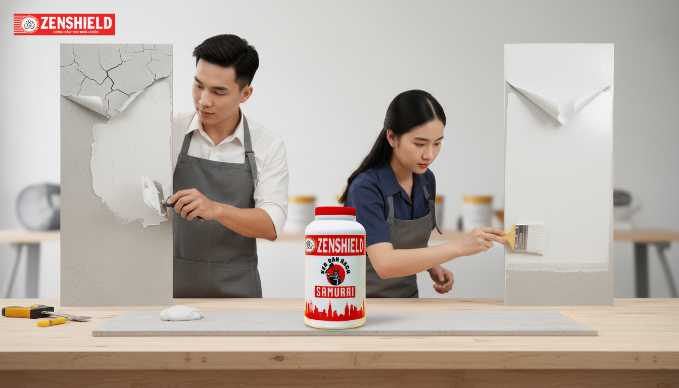 Bột trét có ảnh hưởng đến độ bền sơn không?