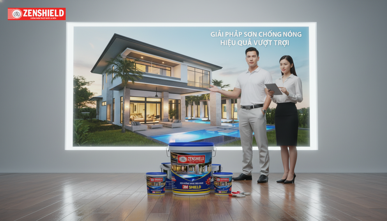 Nhà hướng Tây nên chọn sơn gì để giảm nóng?