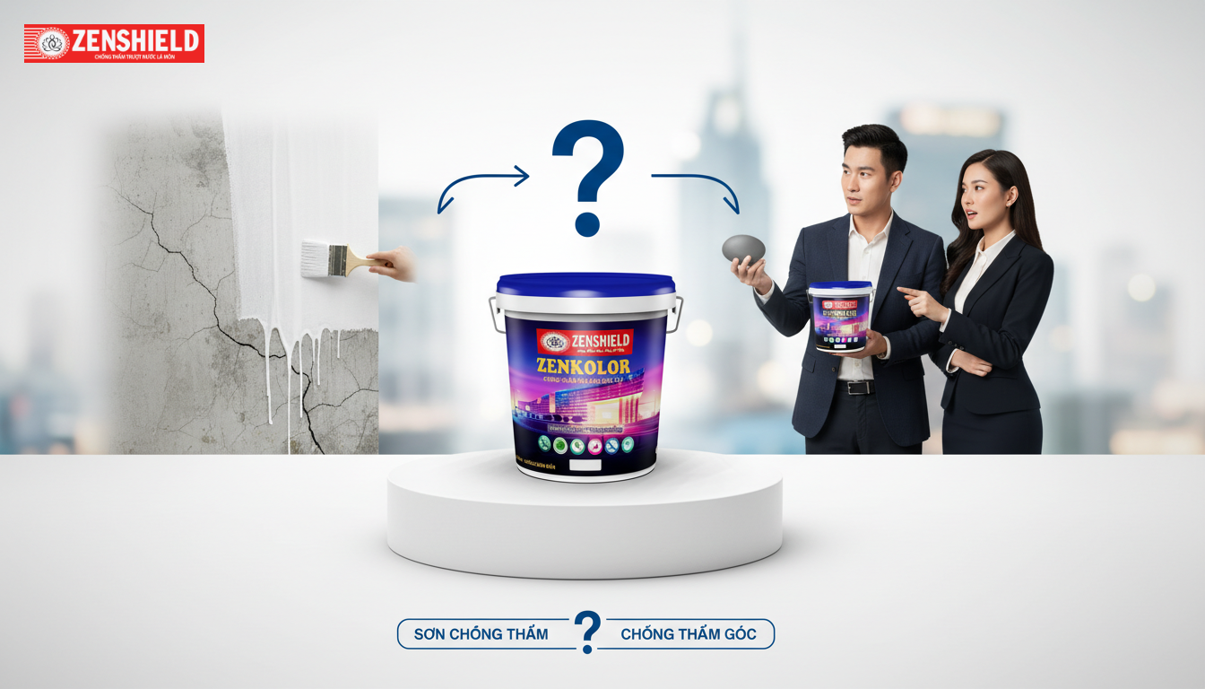 Sơn chống thấm có thay thế được chống thấm gốc không?