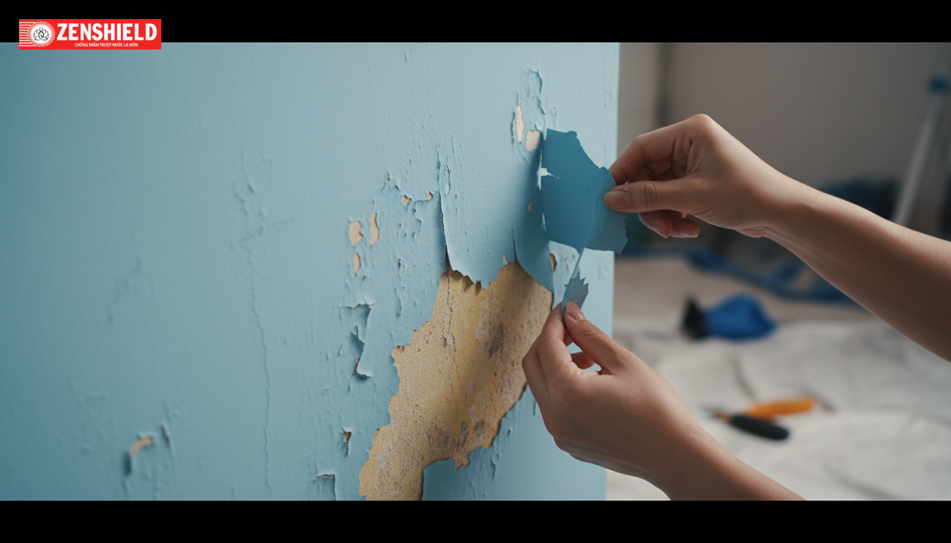 7 sai lầm khiến sơn nhanh bong tróc